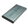 Carcasa hard disc laptop 2.5'' SATA - USB2, Aluminu, argintiu, LogiLink UA0041A